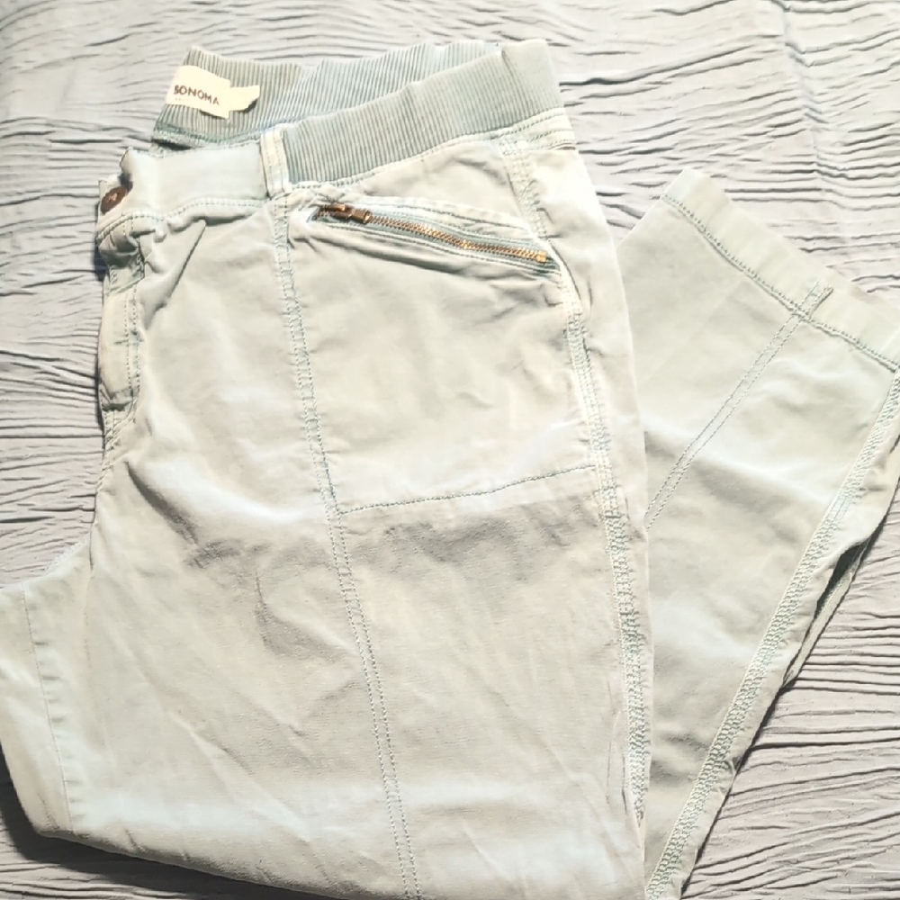 Sonoma Green cropped pants